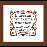 Free Over the Garden Wall Cross Stitch Pattern Sampler