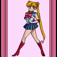 Free Sailor Moon Cross Stitch Pattern