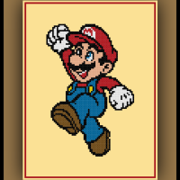 Free Mario Cross Stitch Pattern Super Mario Bros.