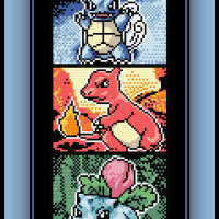 Free Kanto Middle Stages Cross Stitch Pattern Pokemon